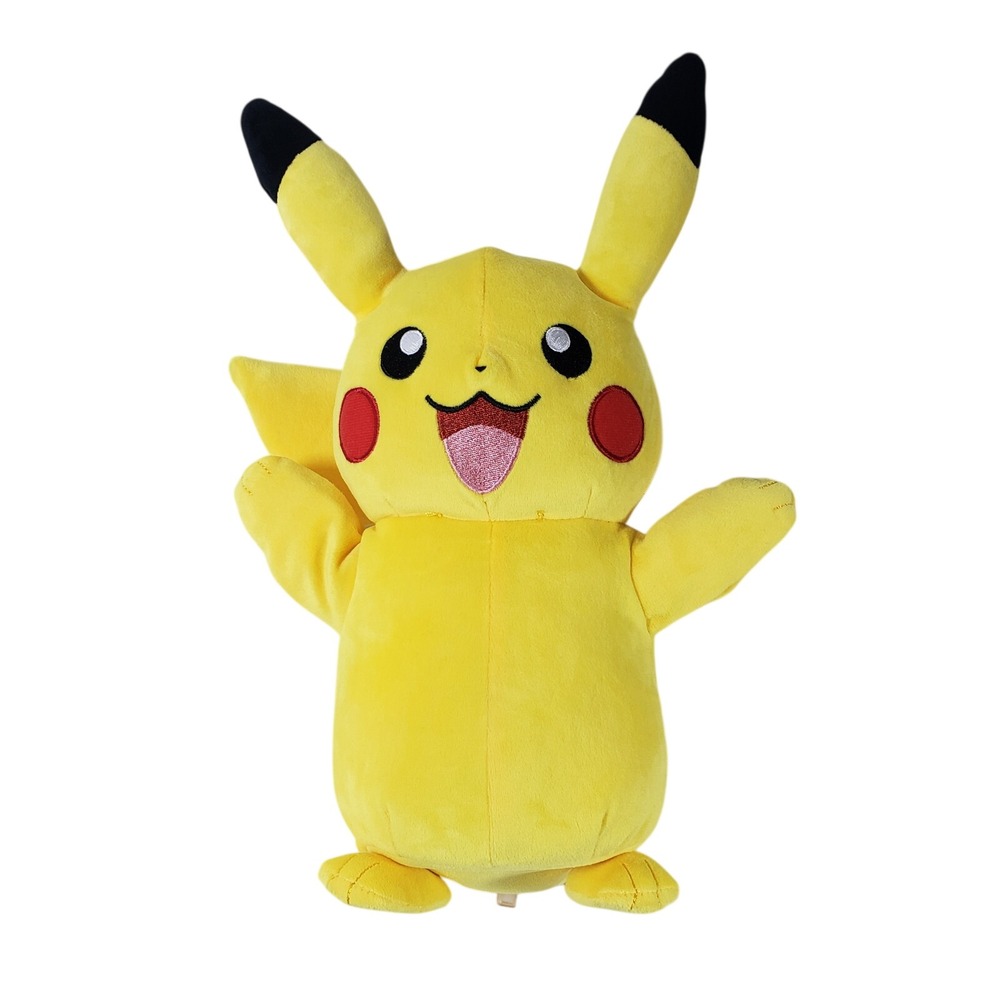 Pokemon Pikachu 12 Inch‎ Interactive Plush Toy Yellow PKW2365 2021 Nintendo